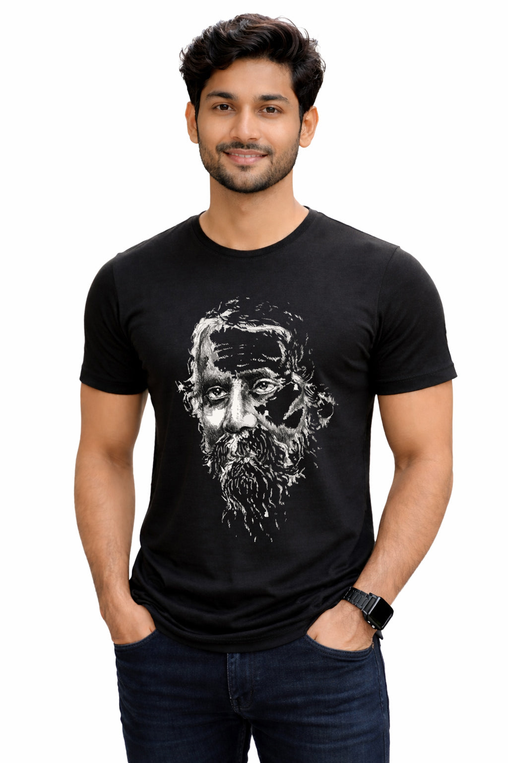 Bengali Round Neck Tshirt-www.agdumbagdum.in