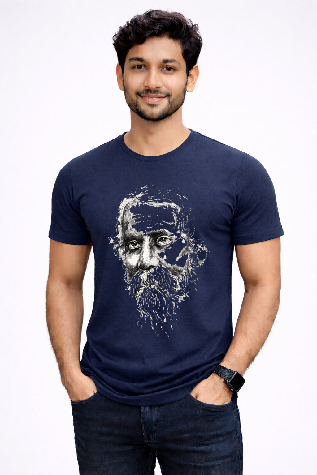 Bengali Round Neck Tshirt-www.agdumbagdum.in