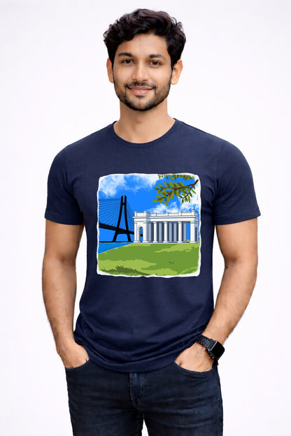 Bengali Round Neck Tshirt-www.agdumbagdum.in
