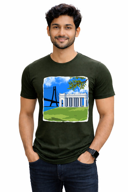 Bengali Round Neck Tshirt-www.agdumbagdum.in