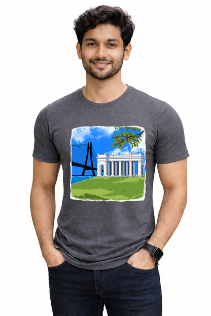 Bengali Round Neck Tshirt-www.agdumbagdum.in