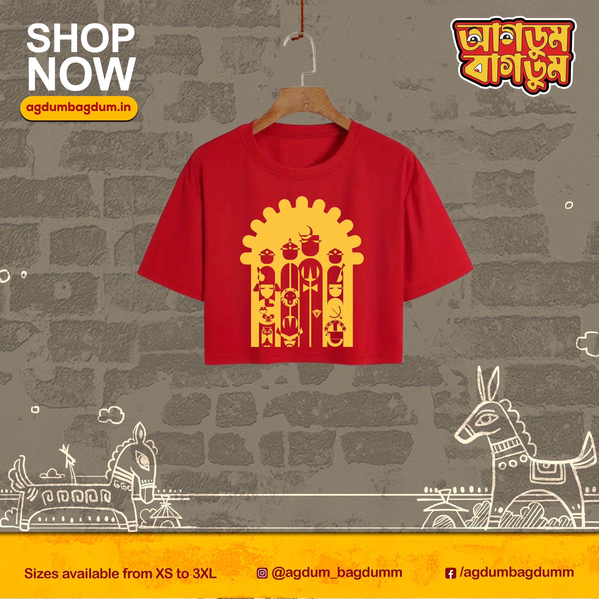 Bengali Croptop-www.agdumbagdum.in