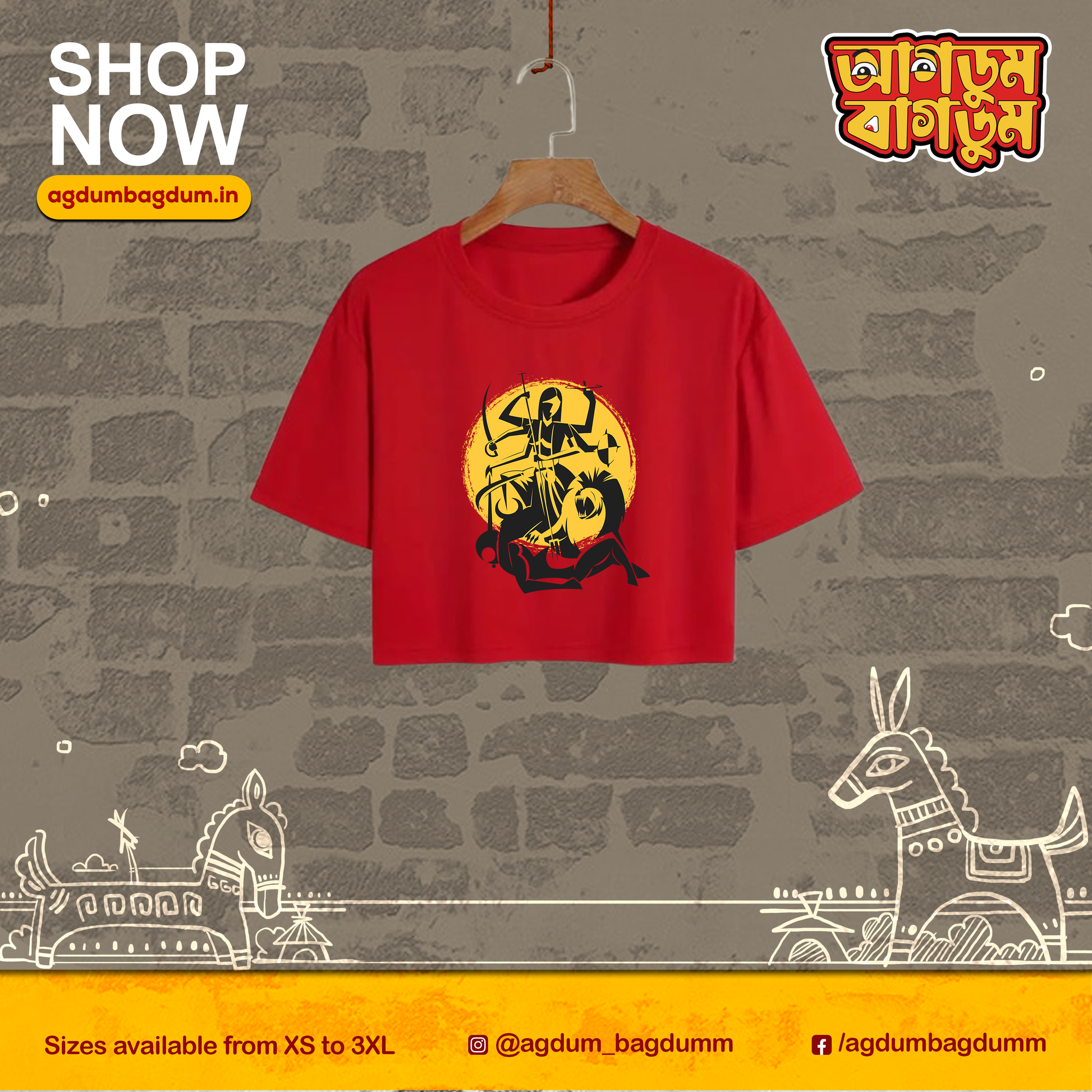 Bengali Croptop-www.agdumbagdum.in