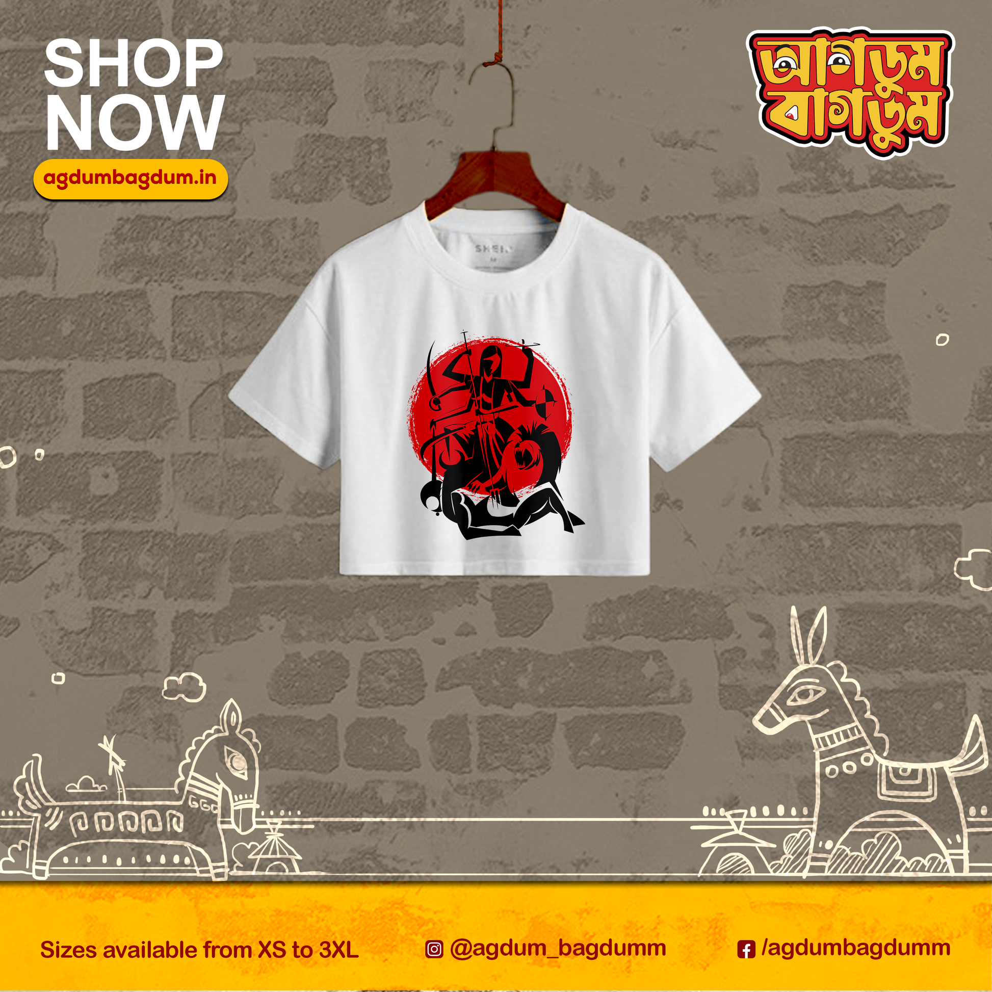 Bengali Croptop-www.agdumbagdum.in