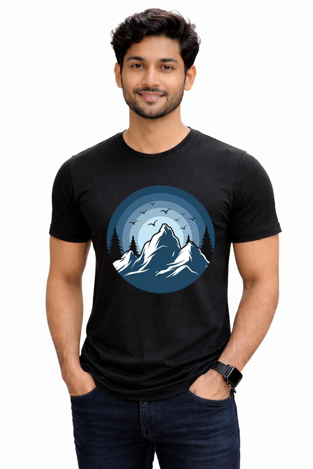Bengali Round Neck Tshirt-www.agdumbagdum.in