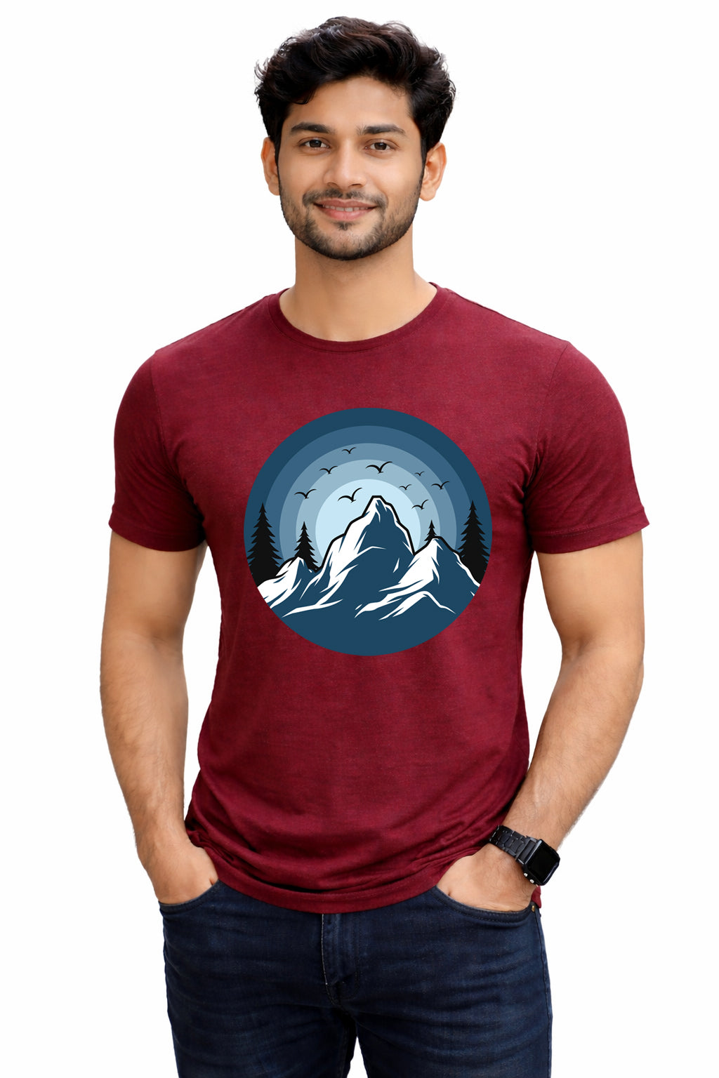 Bengali Round Neck Tshirt-www.agdumbagdum.in