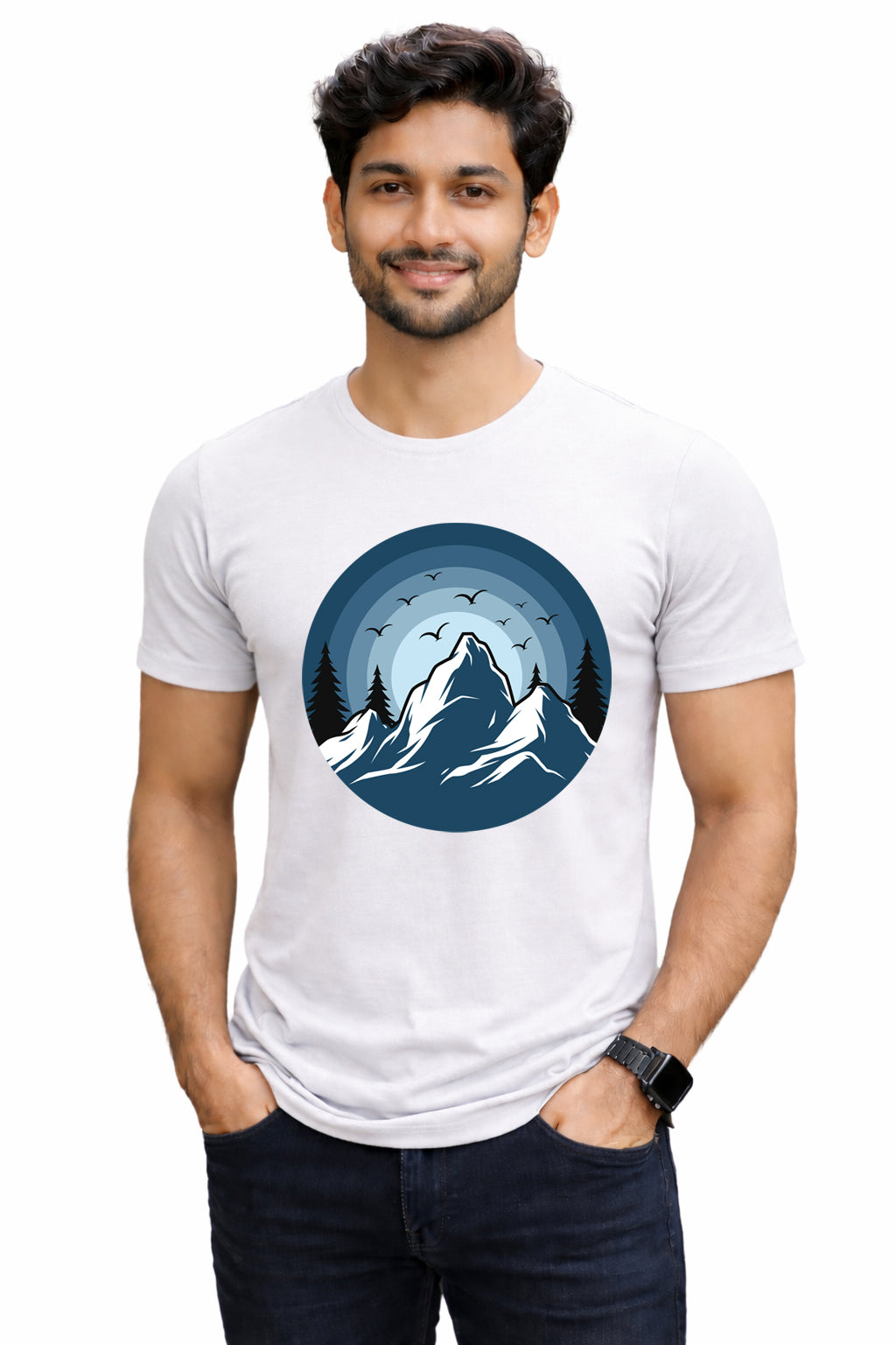 Bengali Round Neck Tshirt-www.agdumbagdum.in