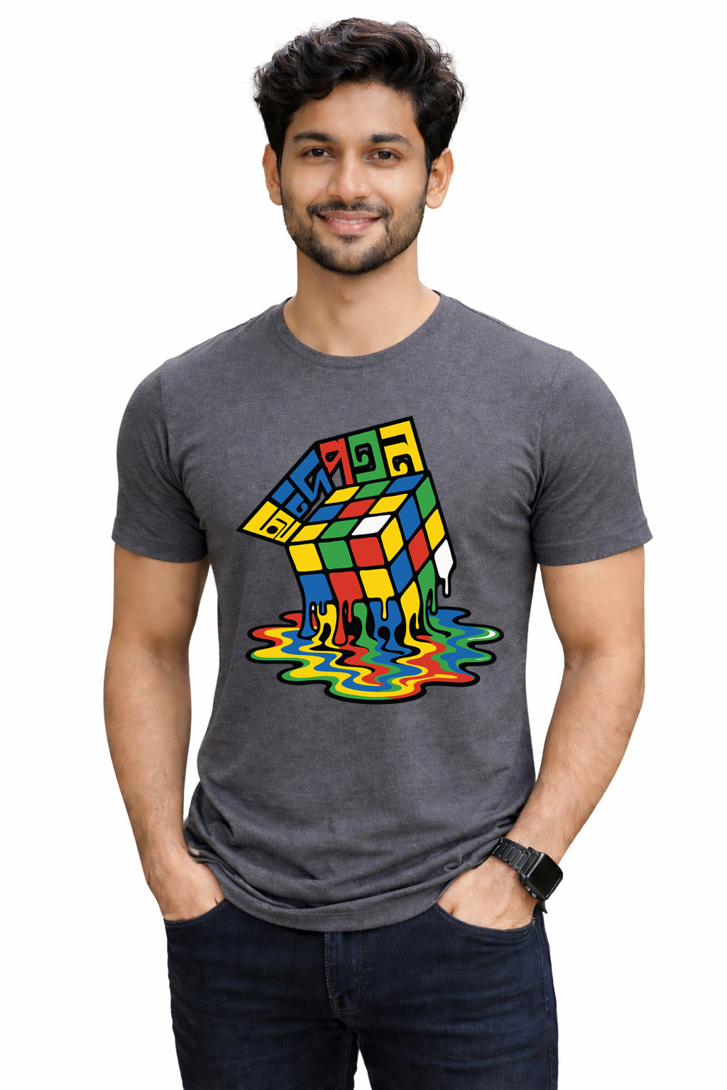 Bengali Round Neck Tshirt-www.agdumbagdum.in