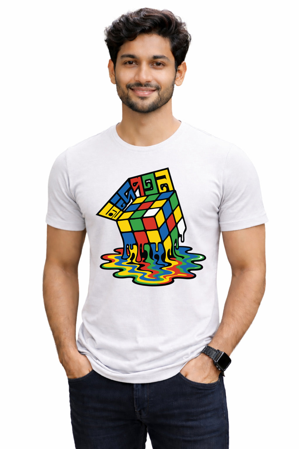 Bengali Round Neck Tshirt-www.agdumbagdum.in