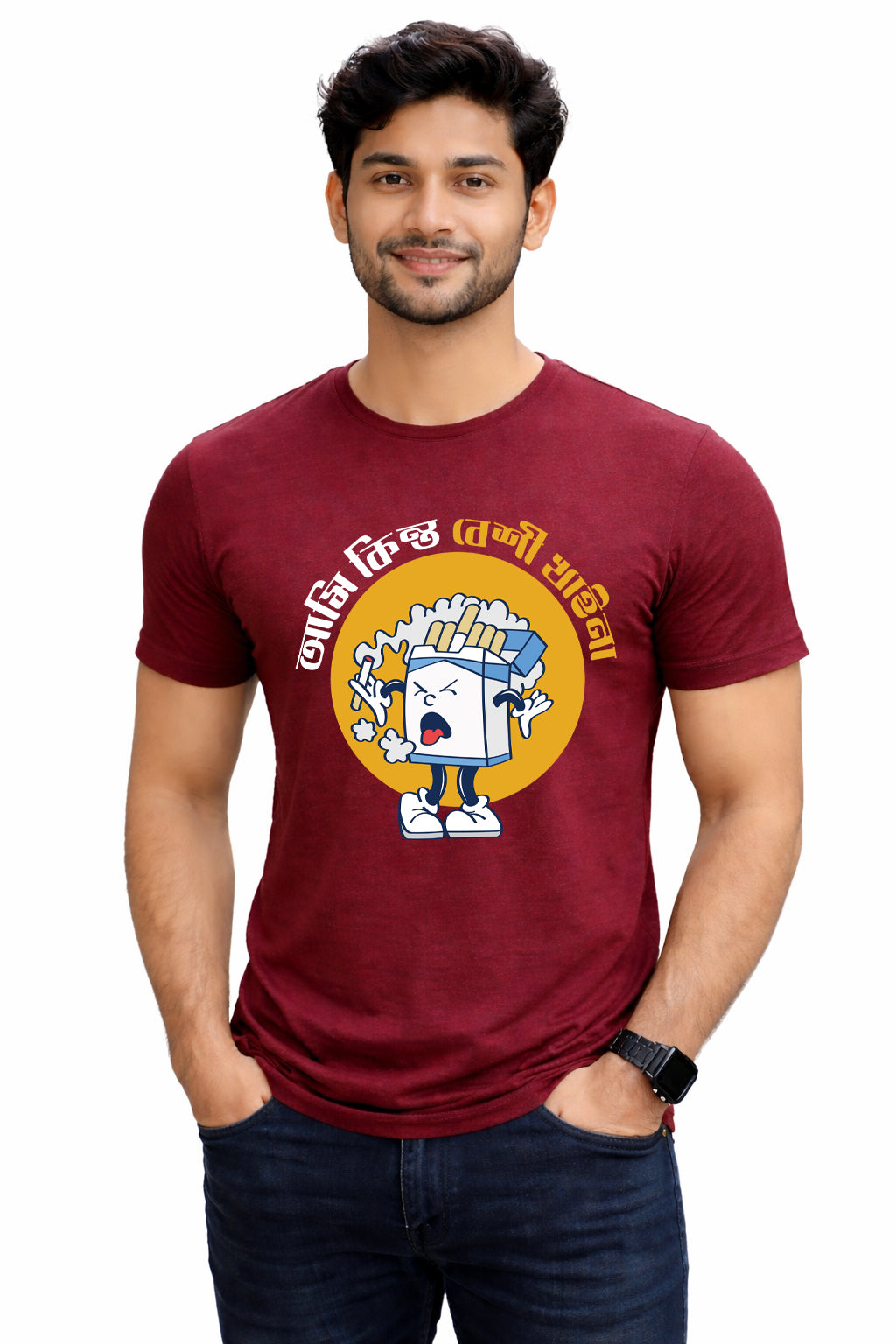 Bengali Round Neck Tshirt-www.agdumbagdum.in