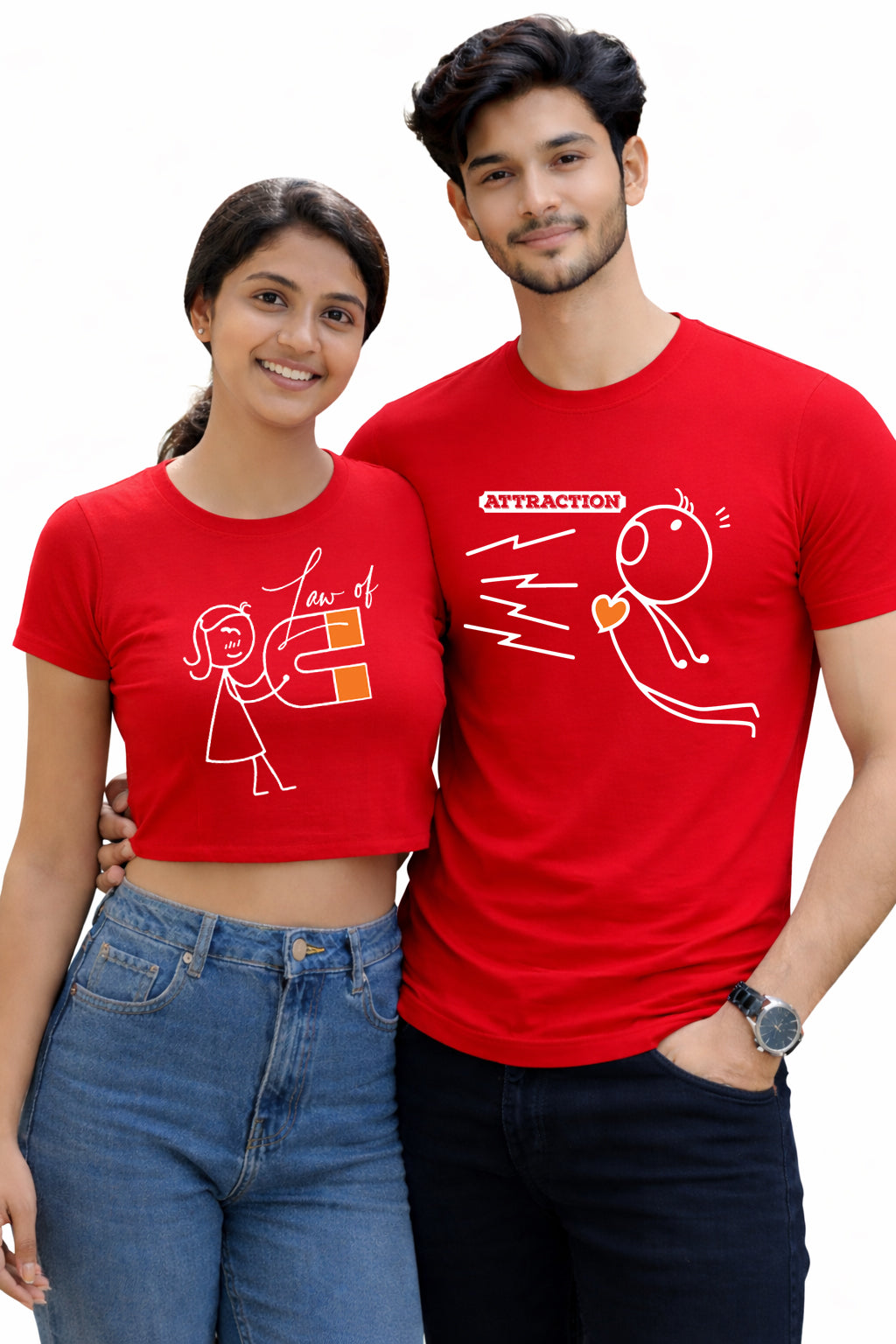 Bengali Couple Tshirt-www.agdumbagdum.in