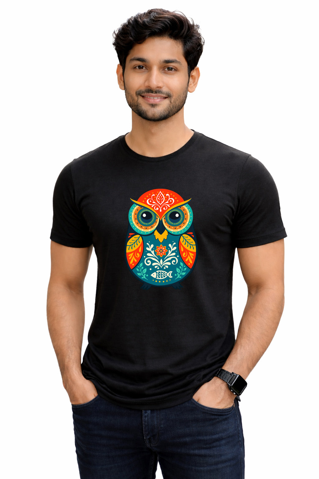 Bengali Round Neck Tshirt-www.agdumbagdum.in