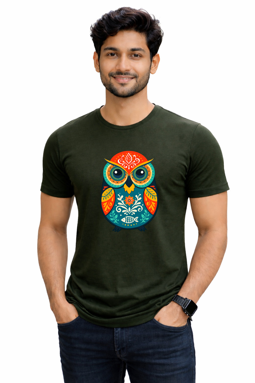 Bengali Round Neck Tshirt-www.agdumbagdum.in