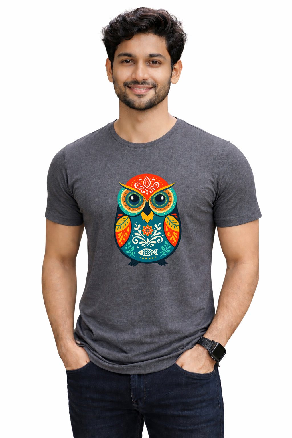Bengali Round Neck Tshirt-www.agdumbagdum.in