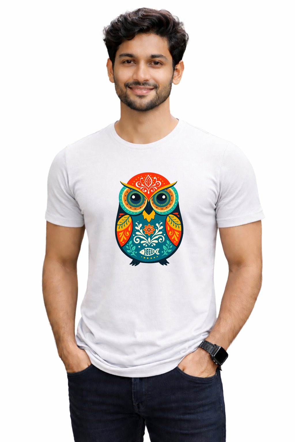 Bengali Round Neck Tshirt-www.agdumbagdum.in