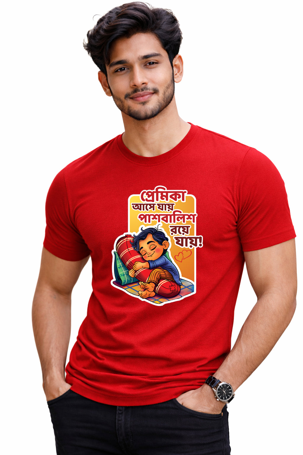 Bengali Round Neck Tshirt-www.agdumbagdum.in