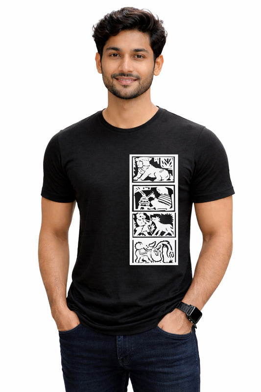 Bengali Round Neck Tshirt-www.agdumbagdum.in