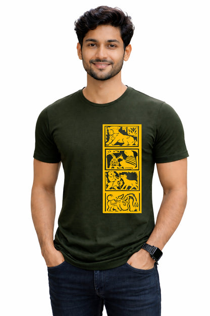 Bengali Round Neck Tshirt-www.agdumbagdum.in