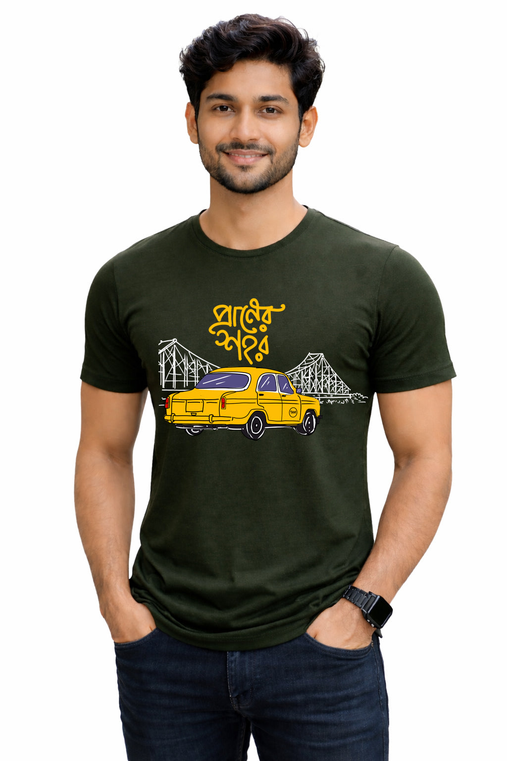 Bengali Round Neck Tshirt-www.agdumbagdum.in