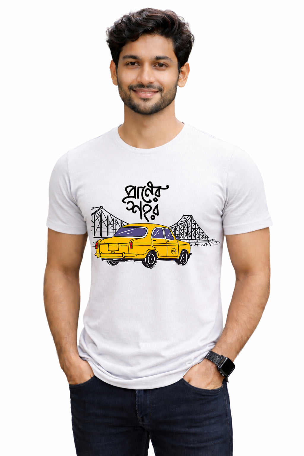 Bengali Round Neck Tshirt-www.agdumbagdum.in