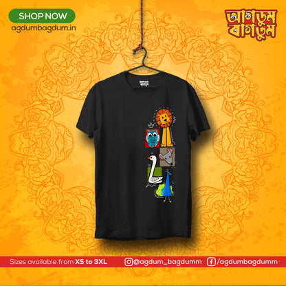 Bengali Round Neck Tshirt-www.agdumbagdum.in