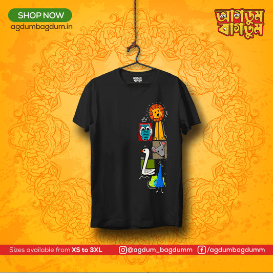 Bengali Round Neck Tshirt-www.agdumbagdum.in