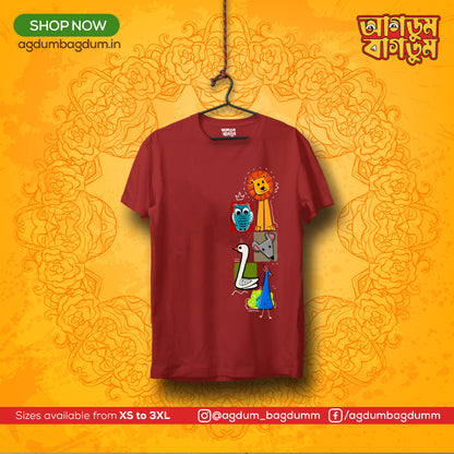 Bengali Round Neck Tshirt-www.agdumbagdum.in