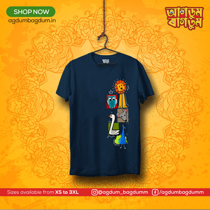 Bengali Round Neck Tshirt-www.agdumbagdum.in